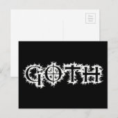 Carte Postale Goth (Devant / Derrière)