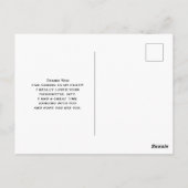 Carte Postale Goth Black Rose Sueur de Sang Macabre Merci (Dos)