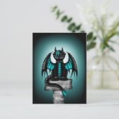 Carte Postale Goth Dragon (Debout devant)
