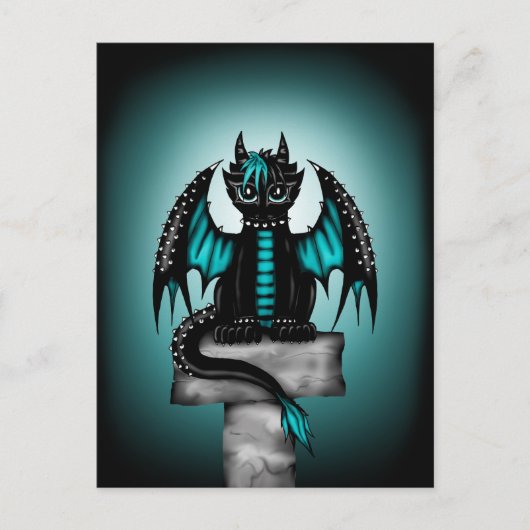 Carte Postale Goth Dragon (Devant)