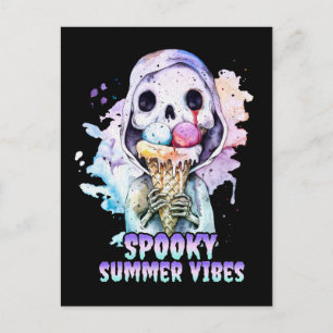 Carte Postale Goth été Vibes été Éffrayantes