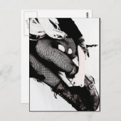 Carte Postale goth girl (Devant / Derrière)