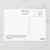 Carte Postale Goth Girl : "Violetta" (Dos)