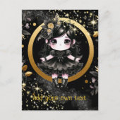 CARTE POSTALE | Goth Girls Kawaii Chibi Cute Custo (Devant)