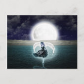 carte postale goth moon angel (Devant)
