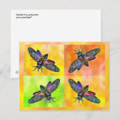 Carte postale Goth Moth 4 (Devant / Derrière)