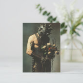 Carte Postale Goth Punk Rock Romeo Avec Roses (Debout devant)