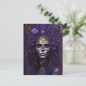 Carte postale Goth Queen Imaginaire Art (Debout devant)