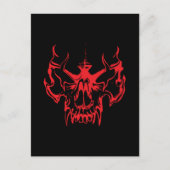 Carte Postale Goth Skull (Devant)