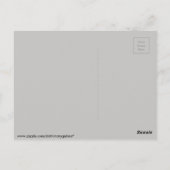 Carte postale Goth snowflake (Dos)