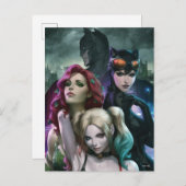 Carte Postale Gotham City Sirens #1000 Comic Cover Variant (Devant / Derrière)