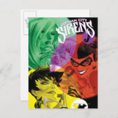 Carte Postale Gotham City Sirens Cv14 (Devant / Derrière)