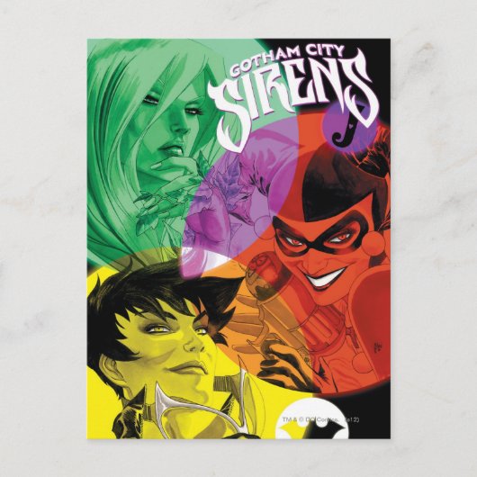 Carte Postale Gotham City Sirens Cv14 (Devant)
