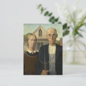 Carte Postale Gothic américain Grant Wood Fermier Ferme (Debout devant)