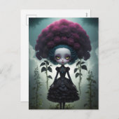 Carte postale - Gothic Flowers (Devant / Derrière)