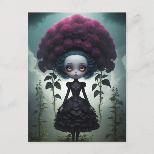 Carte postale - Gothic Flowers (Devant)