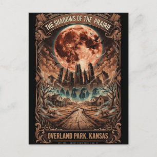 Carte Postale Gothic Overland Park, KS Art Voyage Horreur