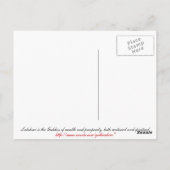 Carte postale GothicChicz Lakshmi (Dos)