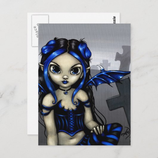 Carte postale "Gothique #1" (Devant / Derrière)