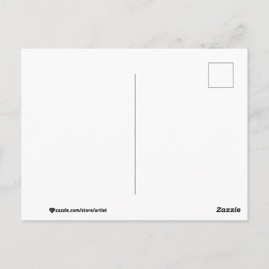 Carte Postale gothique américain (Dos)