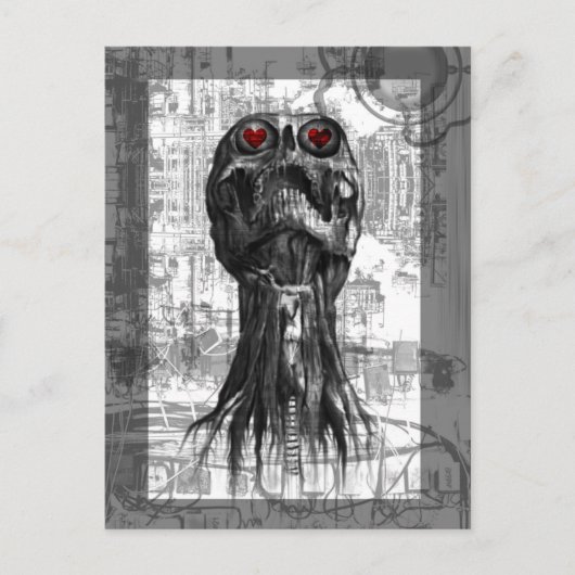 Carte postale gothique de la Saint-Valentin (Devant)