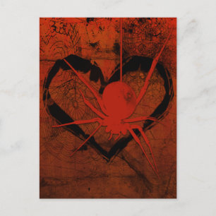 Carte postale Gothique Déplaisant SpiderHeart Eyes