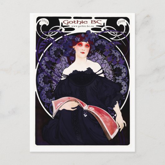 Carte postale gothique du 10e anniversaire de la C (Devant)