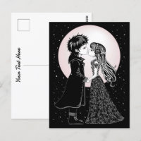 Gothique Emo Enfants Kiss Valentine's Day