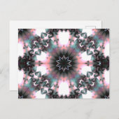 Carte Postale Gothique Frozen Winter Spider Web (Devant / Derrière)