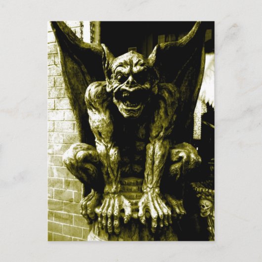 Carte postale Gothique Gargoyle (Devant)