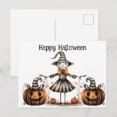 Carte Postale Gothique Halloween (Devant / Derrière)