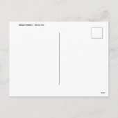 Carte postale Gothique Halloween squelette ailé (Dos)