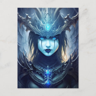 Carte Postale Gothique Imaginaire foncé Reine Litch