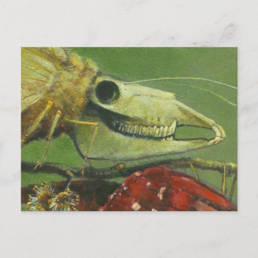 Carte postale gothique Mutant Moth (Devant)
