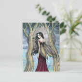Carte postale Gothique Night Fairy par Molly Harri (Debout devant)
