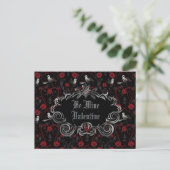 Carte Postale Gothique Sois Mon Amour de la Saint-Valentin  (Debout devant)