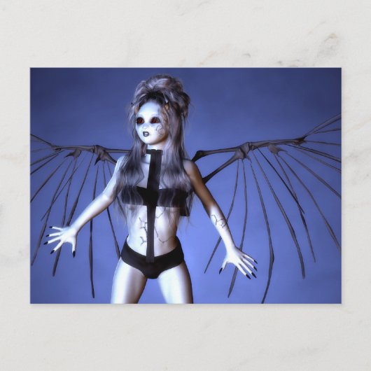 Carte postale gothique Soul Scream (Devant)