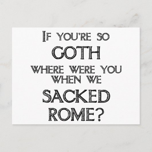 Carte Postale Goths et vandales (Devant)