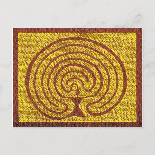 Carte Postale Göttin im Labyrinth 3 (Devant)