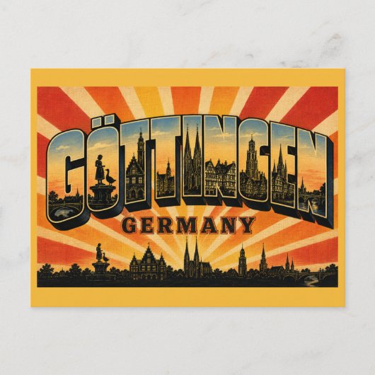 Carte Postale Göttingen Allemagne Gänseliesel (Devant)