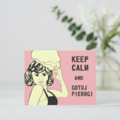 Carte Postale Gotuj polonais Pierogi Pologne Alimentation (Debout devant)