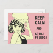 Carte Postale Gotuj polonais Pierogi Pologne Alimentation (Devant / Derrière)