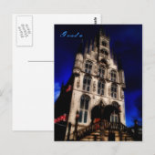 Carte Postale Gouda, Ancien Hôtel De Ville (Devant / Derrière)