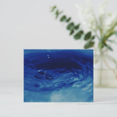 Carte Postale Gouffre d'eau bleu (Debout devant)