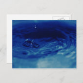 Carte Postale Gouffre d'eau bleu (Devant / Derrière)