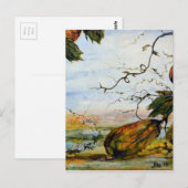 Carte Postale Gourds, Art original de JAC (Devant / Derrière)