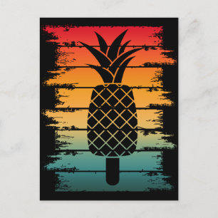 Carte Postale Goutte de glace à l'ananas d'été