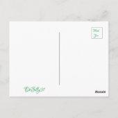 Carte Postale goutte de pluie (Dos)