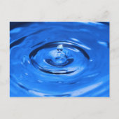 Carte Postale Goutte d'eau (Devant)