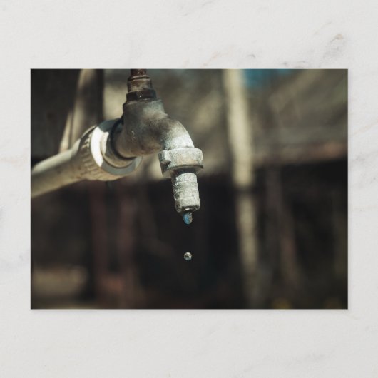 Carte Postale Goutte d'eau (Devant)